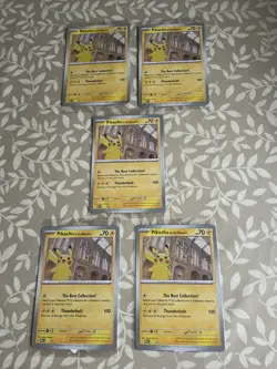 5x Pokemon | Pikachu At The Museum - Jumbo Promo cards - *Brand New & Sealed* - Image 1