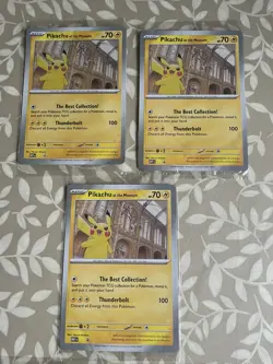 5x Pokemon | Pikachu At The Museum - Jumbo Promo cards - *Brand New & Sealed* - Image 2