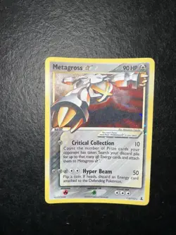 Metagross Gold Star EX Delta Species Holo Foil Pokemon Card 113/113 ENG PR/PL - Image 2