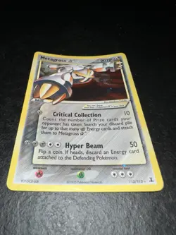 Metagross Gold Star EX Delta Species Holo Foil Pokemon Card 113/113 ENG PR/PL - Image 4