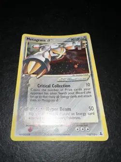 Metagross Gold Star EX Delta Species Holo Foil Pokemon Card 113/113 ENG PR/PL - Image 5