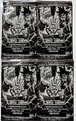 4 Packs Dragon Ball Super Card Game Promo Judge Pack Volume 9 English Version - Image 1