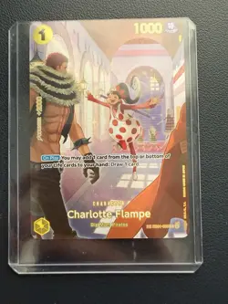 Bandai Charlotte Flampe One Piece CCG EB01-056 SP Character Card 1000 Power - Image 2
