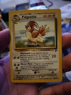 Pidgeotto 28/130 Base Set 2 Non Holo Rare Pokemon Card MP - Image 1