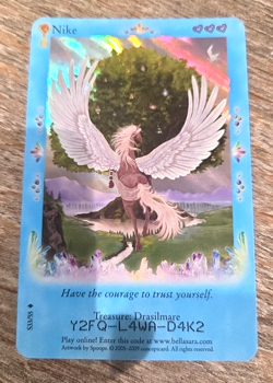 Bella Sara Rare Foil Nike Card S33/55 Treasures - Image 1