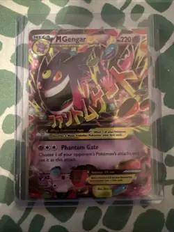 Pokemon M Gengar EX Full Art Mega Holo Card XY Phantom Forces 35/119 - Image 1