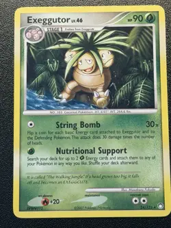 Exeggutor 24/123 DP Mysterious Treasures Pokemon Card - Image 1