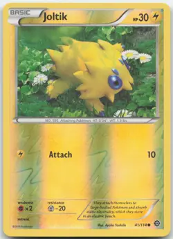 Joltik 41/114 Reverse Holo XY - Steam Siege Pokemon Card NM - Image 1