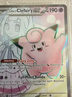 Pokemon Card Lillie's Clefairy ex 173/159 Full Art Journey Together UGC 9.5 MInt - Image 2