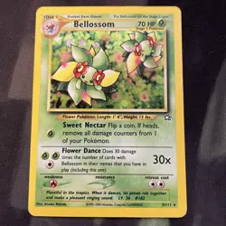 Bellossom 3/111 Neo Genesis Holo Pokemon Card Stage 2 Grass Type MP - Image 1