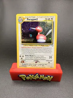 Porygon2 Neo Revelation Holo Rare Card 12/64 Pokemon TCG HP/DMG-c - Image 1