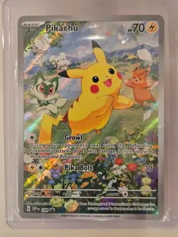 PIKACHU SVP 088 Scarlet & Violet Full Art Promo Pokemon Card Black Star Promo NM - Image 1