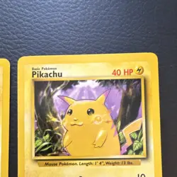 Vintage Pikachu Pokemon TCG Lot of 2 Cards - MP - Image 4
