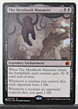 MTG The Meathook Massacre Innistrad Midnight Hunt Regular Magic The Gathering NM - Image 1