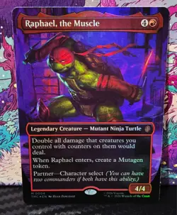 magic the gathering - Raphael, the Muscle - Legendary Creature - Mythic - Mutant - Image 1