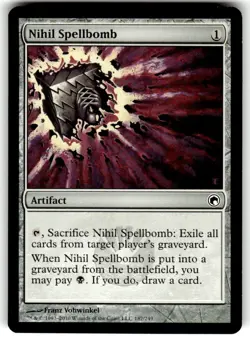 Nihil Spellbomb Scars of Mirrodin Regular MTG - Image 1