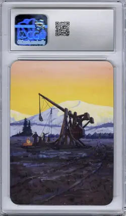 Sorcery: Contested Realm (Alpha), Payload Trebuchet (foil), CGC 9 - Image 2