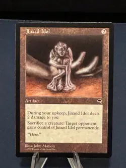 MTG - Magic The Gathering - Jinxed Idol - Tempest - NP/NM! - Image 1