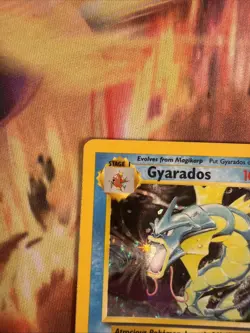 Gyarados Base Set Unlimited 6/102 Holo Rare Pokemon Card - Image 4