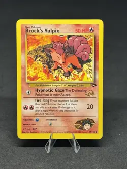 Pokemon Brock's Vulpix [W Stamped] 37/132 Wotc Promo Regular [6] - Image 1