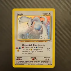 Pokemon Lugia Holo Rare Neo Genesis 9/111 90 HP 2000 Unlimited Card - Image 1