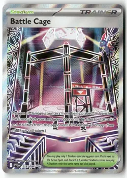 Battle Cage 116/094 Ultra Rare Phantasmal Flames Pokemon Near Mint - Image 1