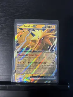 2023 Pokemon Black Star Promo Extended Art Holo Zapados EX 49 - Image 1