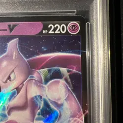 Pokemon Japanese Promo 273/S-P Mewtwo V 2022 pokemon go Psa8 - Image 4