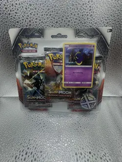 Pokemon TCG Burning Shadows Cosmog 3-pack Blister SEALED - Image 3