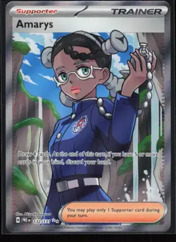 Amarys 132/131 Ultra Rare SV: Prismatic Evolutions Pokemon TCG NM - Image 1