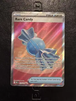 Pokemon TCG Rare Candy 175/132 Ultra Rare Full Art ME01: Mega Evolution NM - Image 1
