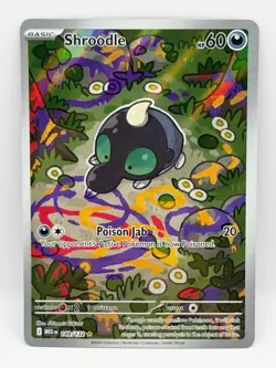 Shroodle 149/132 Mega Evolutions NM Illustration Rare Pokemon TCG - Image 1
