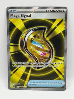 Mega Signal 171/132 Mega Evolution NM Ultra Rare Holo Pokemon TCG - Image 1