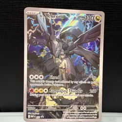 Pokemon N's Zekrom - Full Art Promo Holo - 037 MEP (NM) - Image 1