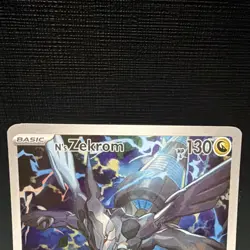 Pokemon N's Zekrom - Full Art Promo Holo - 037 MEP (NM) - Image 3