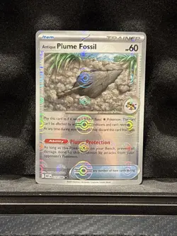 Antique Plume Fossil #79 Poke Ball Holo NM - Pokemon TCG: S&V White Flare - Image 1