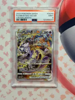 2023 Pokemon Crown Zenith Mewtwo VSTAR #GG44/GG70 PSA 9 - Image 3