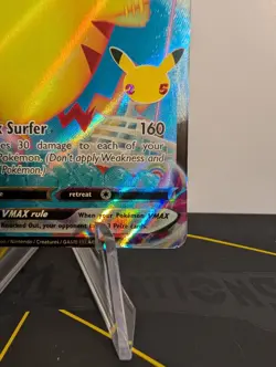 Surfing Pikachu VMax 009/025 NM- Celebrations-Holo Ultra Rare- Pokemon TCG - Image 2
