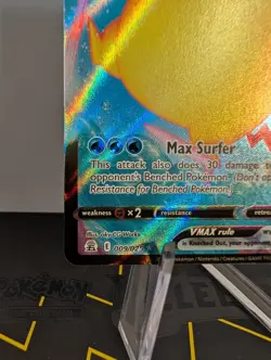 Surfing Pikachu VMax 009/025 NM- Celebrations-Holo Ultra Rare- Pokemon TCG - Image 5