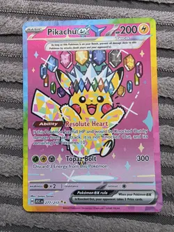 Pokemon Pikachu Ex SIR 277/217 Nm Pack Fresh Ascended Heroes - Image 1