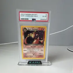 Pokemon Dark Charizard Holo Rare Team Rocket 4/82 2000 PSA 6 - Image 1
