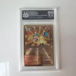Pokemon Charizard Metal Holo Celebrations Promo 004/102 2021 Mana 9.5 - Image 3