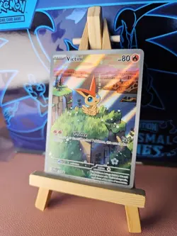 Pokemon TCG Victini SVP 208 Promo Illustration Black Bolt White Flare Near Mint - Image 1