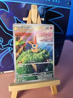 Pokemon TCG Victini SVP 208 Promo Illustration Black Bolt White Flare Near Mint - Image 2