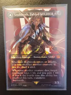 Sephiroth, Fabled SOLDIER (Borderless) (Surge Foil) Final Fantasy Foil - Image 1