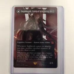 Sephiroth, Fabled SOLDIER (Borderless) (Surge Foil) Final Fantasy Foil - Image 3