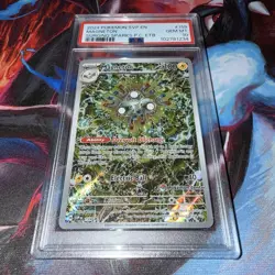 Pokemon 2024 Magneton 159 Pokemon Center Stamp Promo Surging Sparks PSA 10 - Image 1