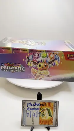 Pokemon TCG Prismatic Evolutions Booster Bundle Display Case Sealed - Mint - Image 2