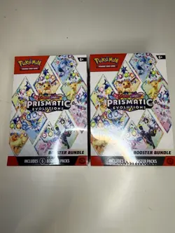 Pokemon TCG X2 Scarlet & Violet Prismatic Evolutions Booster Bundle SEALED ✅ - Image 1