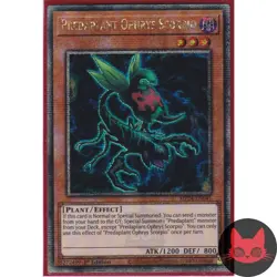 Yugioh Predaplant Ophrys Scorpio MP24-EN041 QC Secret Rare 1st Edition NM - Image 1
